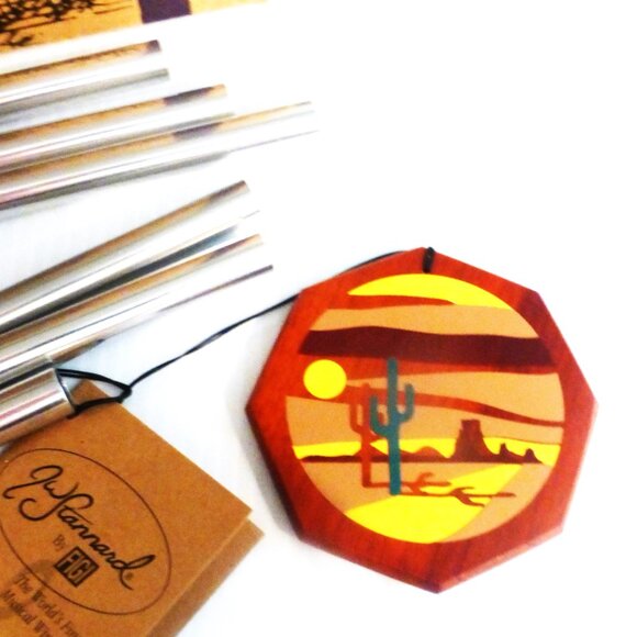 JW Stannard Fiji HAND TUNED WIND CHIMES America The Beautiful SOUTHWEST Bates - Picture 6 of 16